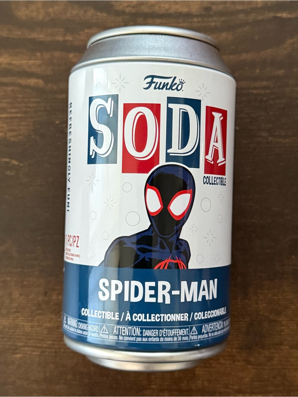 Funko SODA Spider-Man Collectible Can - Blue, White, Red